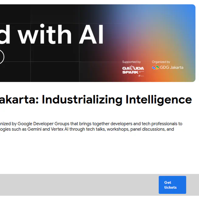 Build With AI 2026 Jakarta - Industrializing Intelligence