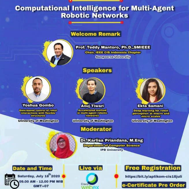 Computational Intelligence for Multi-Agent Robotic Networks
