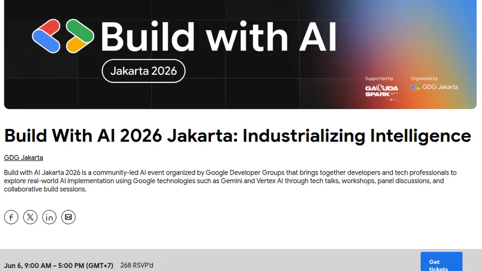 Build With AI 2026 Jakarta - Industrializing Intelligence